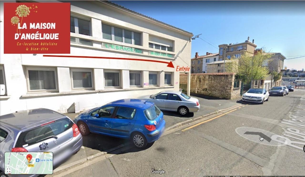 La Maison D'Angelique - Colocation Hoteliere A 150M Gare Tgv- Grande Cuisine Equipee & Salon - Fibre - Netflix Νιόρ Εξωτερικό φωτογραφία